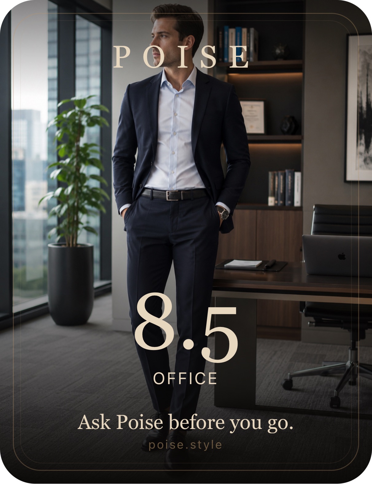 Poise outfit score card